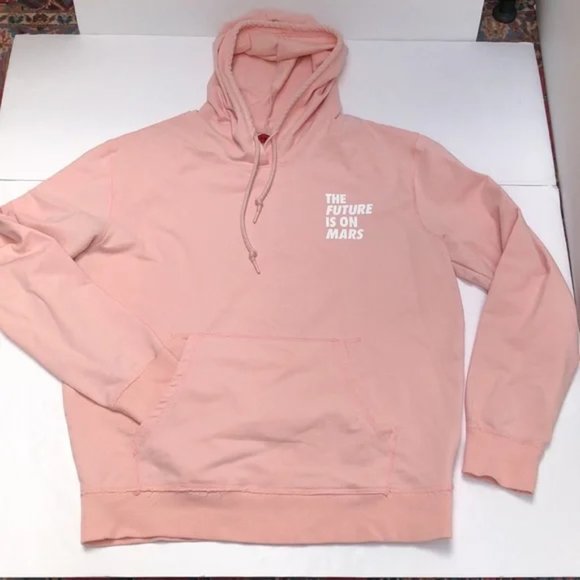 The Future Is On Mars (TFIOM) Hoodie - Peach / Pink - Picture 2 of 11